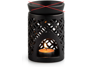 pajoma Lampa zapachowa Nimo czarna ceramiczna 12 x 12 x 125 cm czarny - image 2