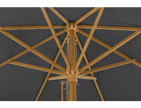 Parasol klasyczny Schneider szary 300 x 257 cm - 5