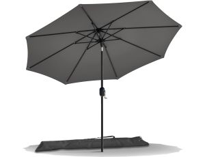 Parasol z wysięgnikiem Vounot szary 270 x 240 cm - image 2