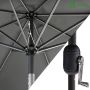 Parasol z wysięgnikiem Vounot szary 270 x 240 cm - 5