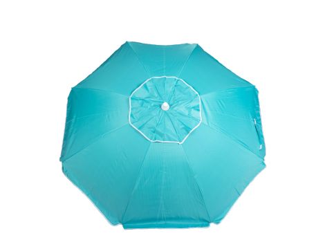 Parasol stalowy ze spiralą 180cm Turkusowy