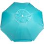 Parasol stalowy ze spiralą 180cm Turkusowy - 3