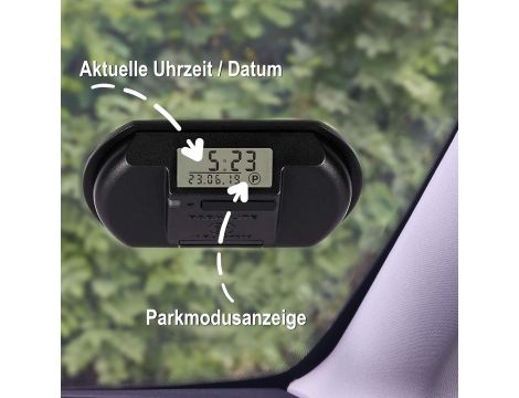 Parklite 1412 Elektroniczna Tarcza Parkingowa, Czarna - 6