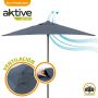Parasol Aktive szary 200 x 240 cm - 5
