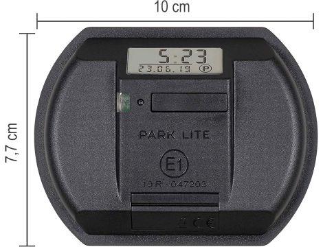 Parklite 1412 Elektroniczna Tarcza Parkingowa, Czarna - 4