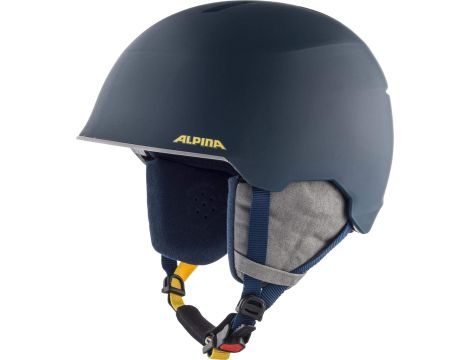 kask narciarski dla dzieci ciemnoszary mat 53-57 cm