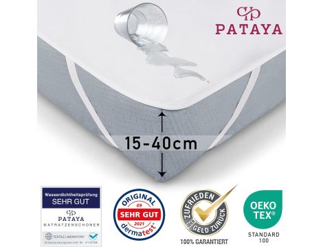 PATAYA Nakładka na materac 70 x 140 cm, wodoszczelna - 3