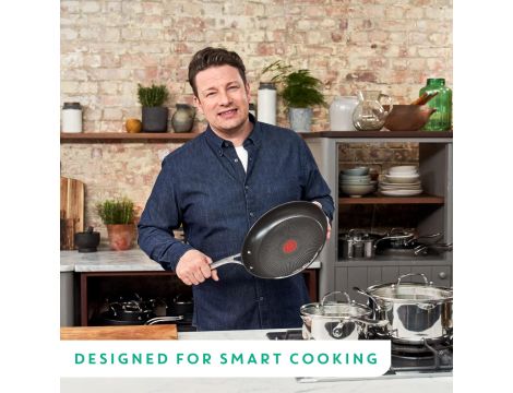 Patelnia tradycyjna Tefal Jamie Oliver 28 cm non-stick (nieprzywierająca) - 5