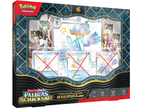 Karty Bailonda-Ex Paldeas Schicksale Premium Wersja DE Kolekcja Pokemon - 2