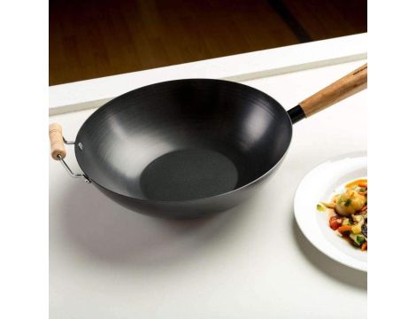 Patelnia tradycyjna NAVA Cantonese 32 cm non-stick (nieprzywierająca) - 5