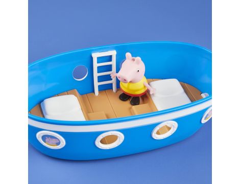 Peppa Pig Łódź mieszkalna od dziadka Wutz, pojazd z kółkami - 9