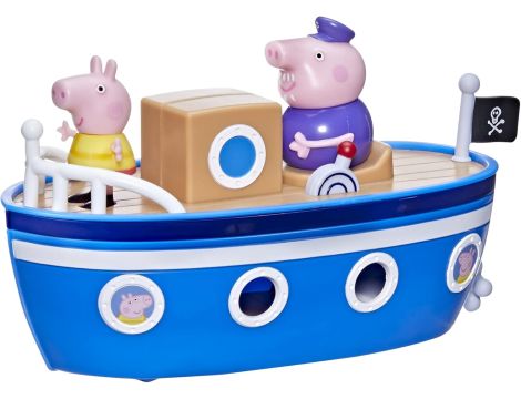 Peppa Pig Łódź mieszkalna od dziadka Wutz, pojazd z kółkami - 5