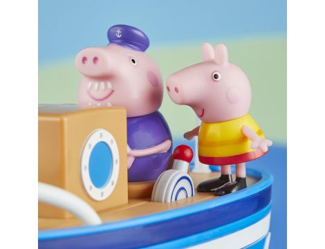Peppa Pig Łódź mieszkalna od dziadka Wutz, pojazd z kółkami - 7