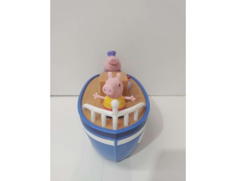 Peppa Pig Łódź mieszkalna od dziadka Wutz, pojazd z kółkami - 3