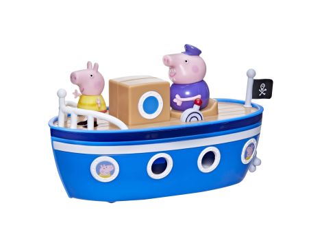 Peppa Pig Łódź mieszkalna od dziadka Wutz, pojazd z kółkami