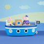 Peppa Pig Łódź mieszkalna od dziadka Wutz, pojazd z kółkami - 7