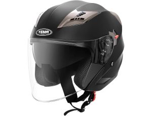 Kask Motocyklowy YEMA Helmet YM-627-5 czarny mat Small XL - image 2