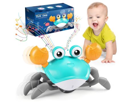 Pełzający KRAB interaktywny dźwięk AKUMULATOR