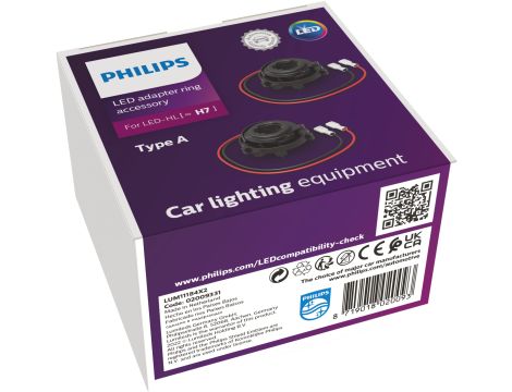 PIERŚCIENIE MOCUJĄCE TYP A PHILIPS H7 LUM11184X2