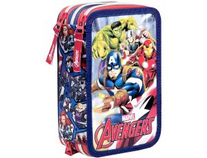 Piórnik dla dzieci 45 części do szkoły marvel avengers