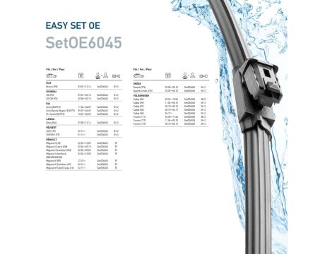 Pióro wycieraczki Hella 9XW 358 164-061 przód 600 mm - 5