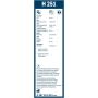 Pióro wycieraczki Bosch 3 397 011 813 tył 250 mm - 5