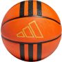 Piłka do koszykówki adidas 3-Stripes Rubber X3 Ball r. 6 - 3