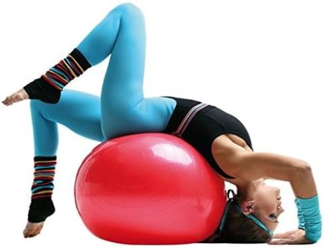 Piłka klasyczna Sveltus 55 cm pomarańcze i czerwienie - 3