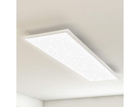 Plafon kwadratowy Briloner 30 x 120 cm biały - 4