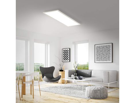 Plafon prostokątny Briloner 119,5 x 29,5 cm biały - 5