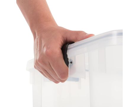 Plastikowe pudełko do przechowywania  50L USZKODZONE POKRYWY - 3