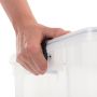 Plastikowe pudełko do przechowywania  50L USZKODZONE POKRYWY - 4