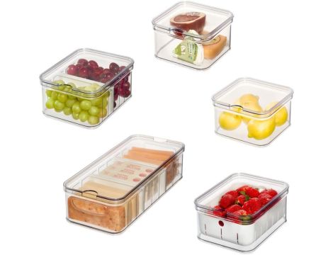 Plastikowy organizer do lodówki Zestaw - 2