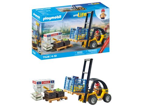 Playmobil 71528 Wózek widłowy z ładunkiem