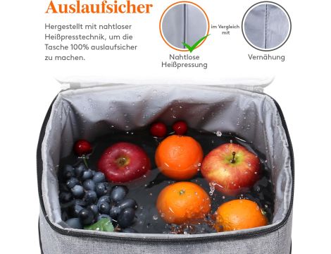 Plecak termiczny Lifewit 26L szary 26 l - 3
