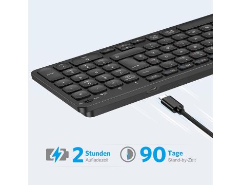 Klawiatura Bluetooth OMOTON - 3