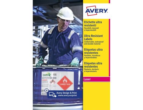 Etykiety polietylenowe Avery L7911-10 - 3
