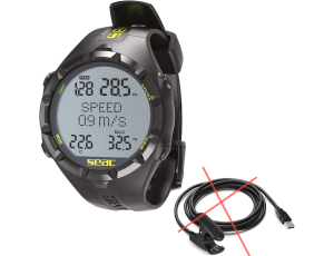 Seac Apnea komputer do freedivingu czarny/żółty HR USB - image 2