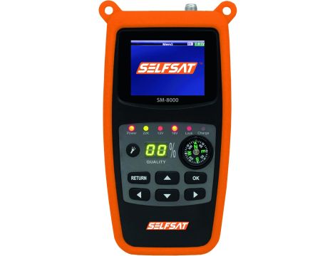 Selfsat SM 8000 Camping Satfinder HD DVB-S + DVB-S2 8PSK SAT miernik EU