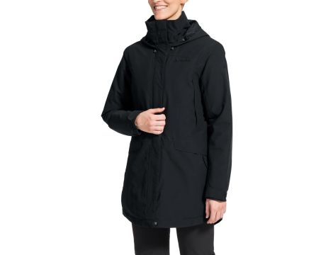 VAUDE Kurtka Kobiety Damska parka Skomer Wool 40 czarny - 2