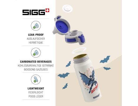SIGG Butelka WMB One Batman Into Action White 0.6l - 6