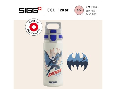 SIGG Butelka WMB One Batman Into Action White 0.6l - 5