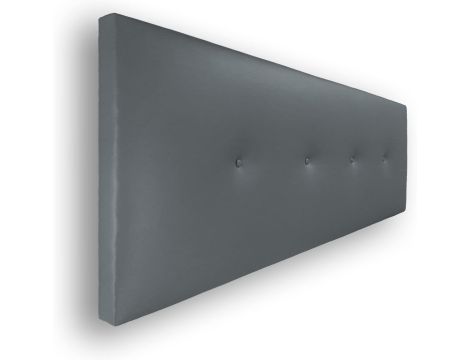 Silcar Home tapicerka wezgłowie z sztucznej skóry z guzikami Silvi 145 cm - 3