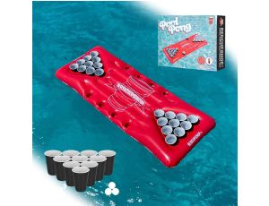 Materac dmuchany XXL Pool Pong | Zestaw zawiera 25 kubków i 3 piłeczki - image 2