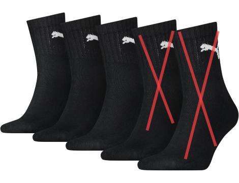 Skarpety rozmiar 35-38 czarne PUMA (3pary w opak.)