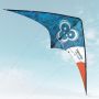 Skymonkey Powerstreamer XXL latawiec (2-linowy) - niebieski (galaxyblue) - 2