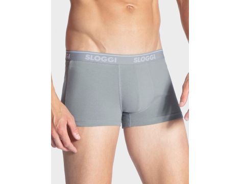 Sloggi Bokserki Mężczyźni Go abc hipster  (6 w zestawie) XL szary - 3
