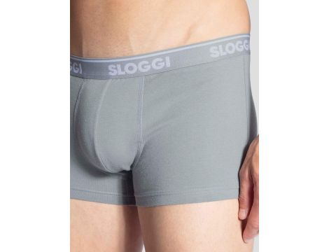 Sloggi Bokserki Mężczyźni Go abc hipster  (6 w zestawie) XL szary - 4