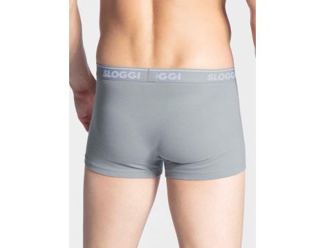 Sloggi Bokserki Mężczyźni Go abc hipster  (6 w zestawie) XL szary - 5