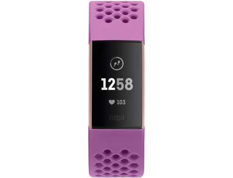 Smartband Fitbit Charge 3 fioletowy - 4